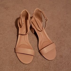 Lane Bryant cream heels